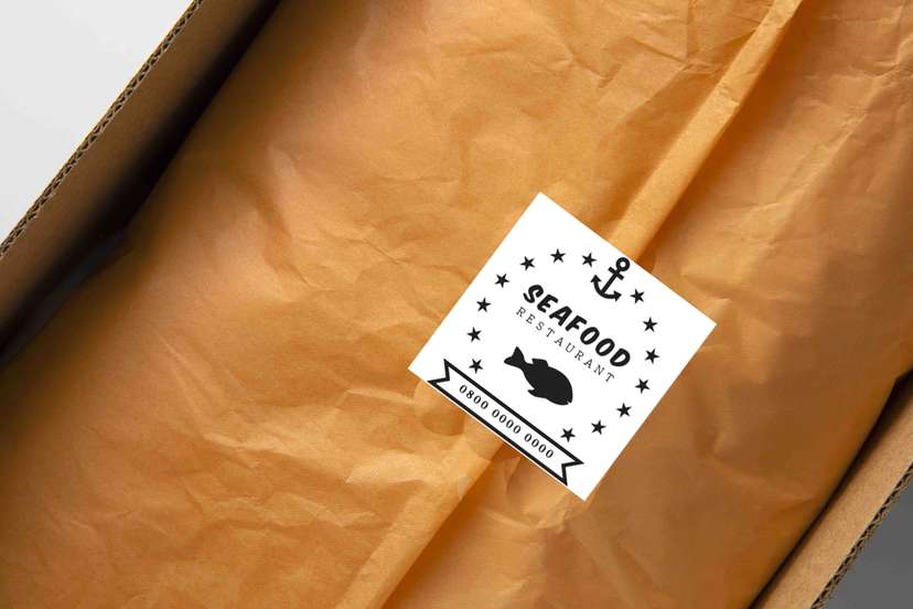 Sticker Makanan Seafood - Image 1