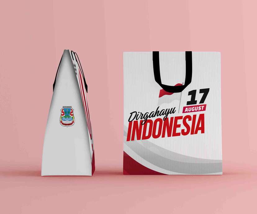 Paper Bag HUT RI ke-80 Terbang Tinggi Bersama Indonesia! - Image 1