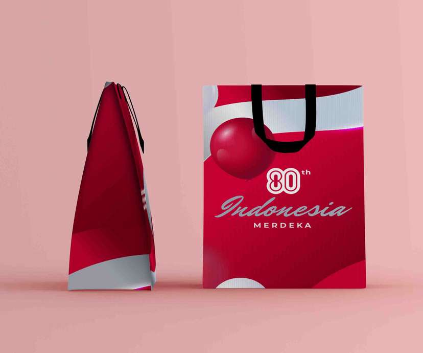 Paper Bag 80 Tahun Indonesia Merdeka Anggun dalam Semangat Kemerdekaan - Image 1