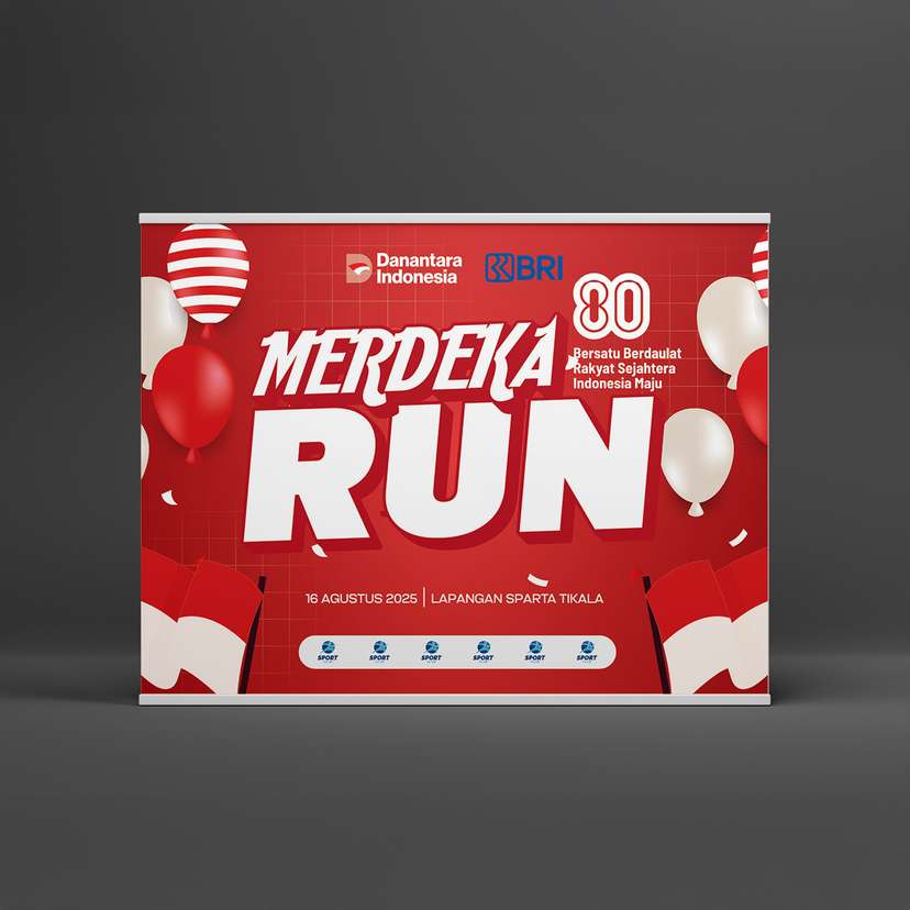 Backdrop Kemerdekaan Merdeka Run  - Image 1