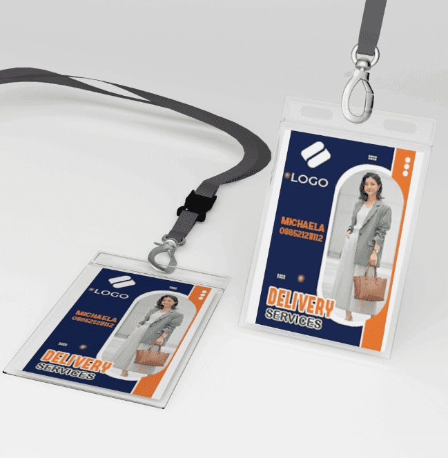 id card biru orange ekpresif keren menarik - Image 1