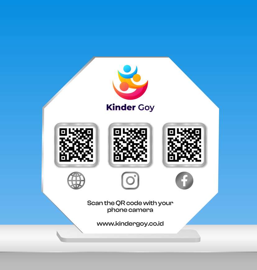 Hexa Social QR Display - Image 1