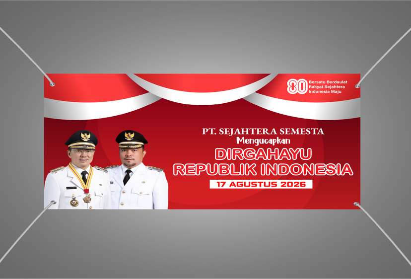 Baliho Harmoni Kemerdekaan Bersama Pemimpin Daerah - Image 1