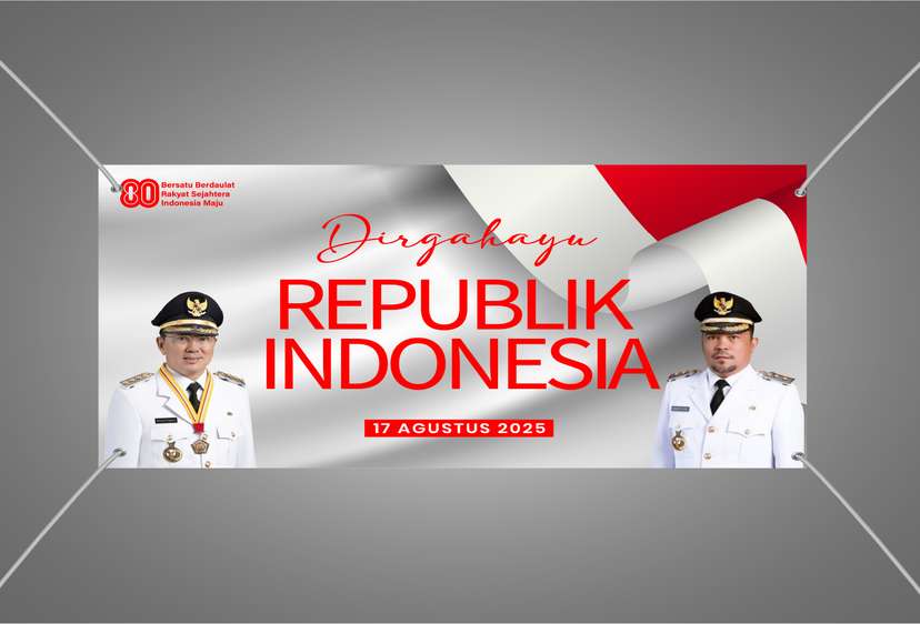 Baliho Kemerdekaan dengan Karya Seni dengan Jiwa - Image 1