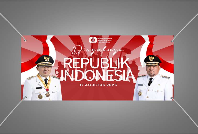 Baliho Kemerdekaan Semangat Rakyat Bersatu - Image 1