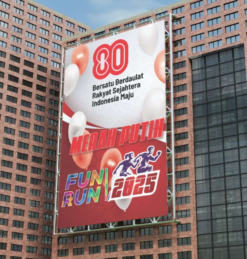 Baliho Meriahkan HUT RI 80 Tahun – Fun Run 2025 - Image 1