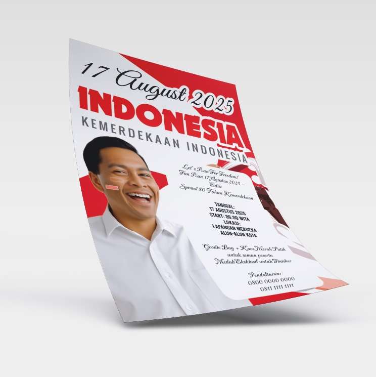 Flyer Kemerdekaan Indonesia – Bangga Jadi Anak Bangsa - Image 1