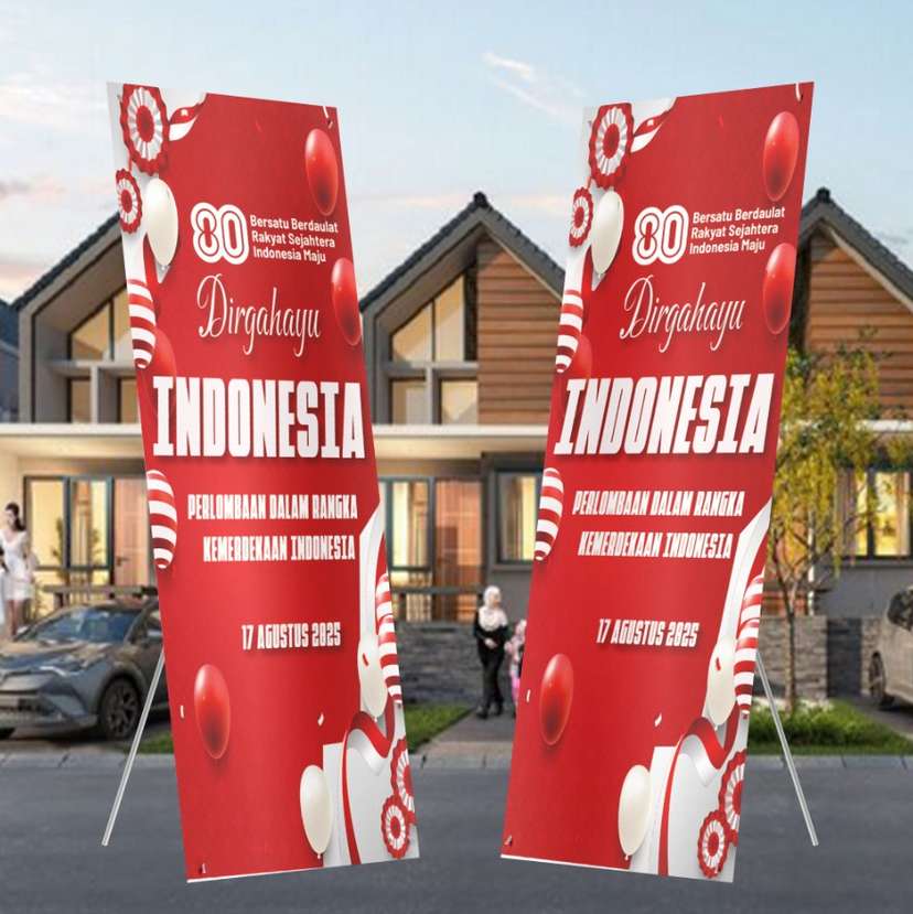 Banner Dirgahayu Indonesia – 80 Tahun Semangat Merdeka - Image 1