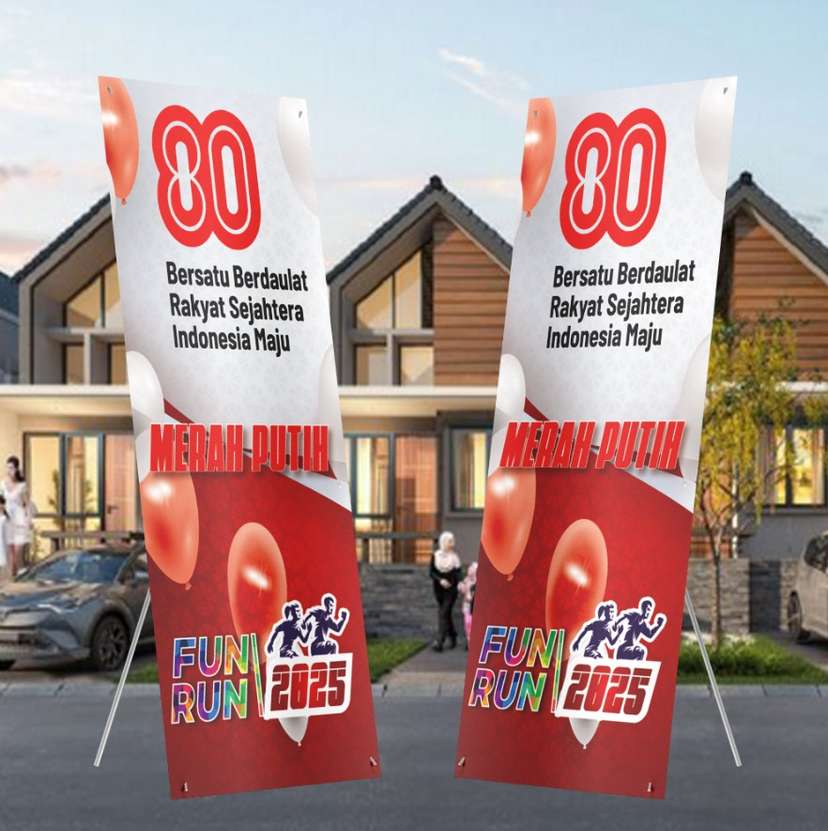 Banner 80 Tahun RI – Bersatu Berkarya untuk Indonesia Maju - Image 1