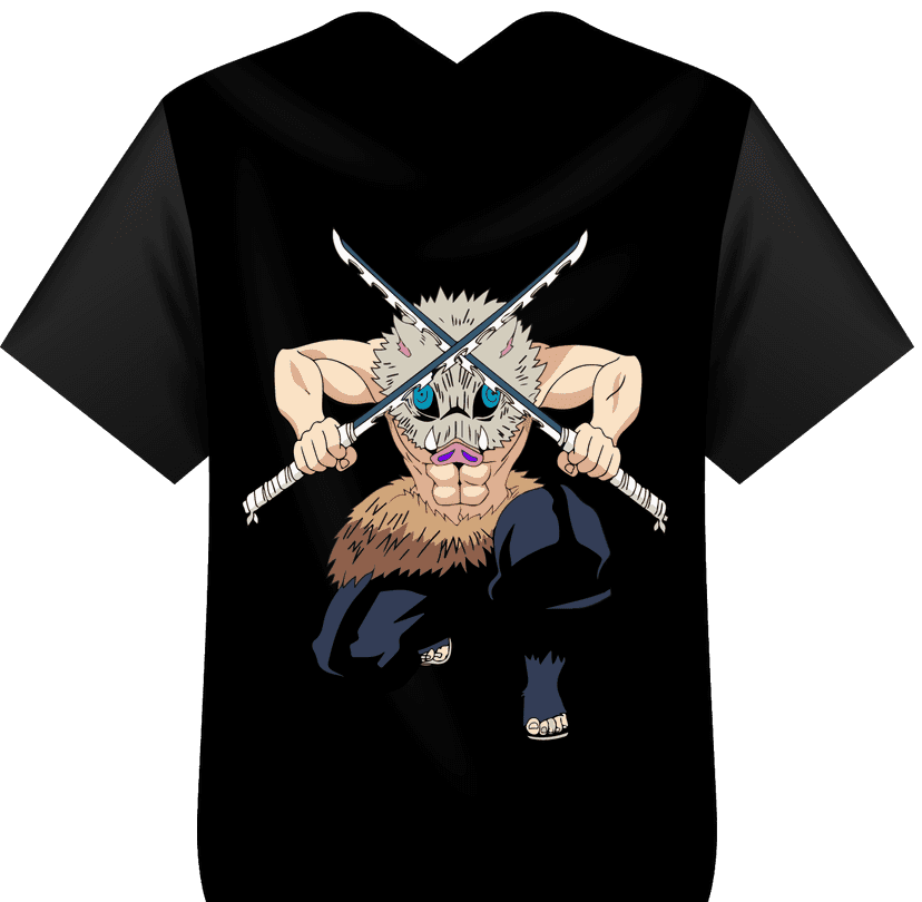 Kaos Anime Inosuke Hashibira Demon Slayer - Image 1