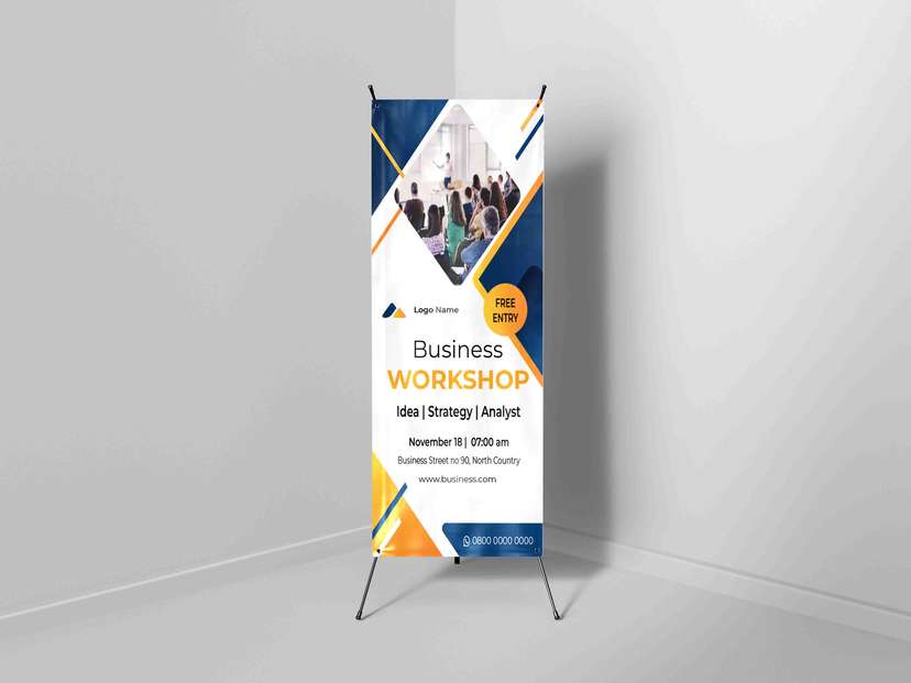 X Banner untuk mempromosikan workshop bisnis - Image 1