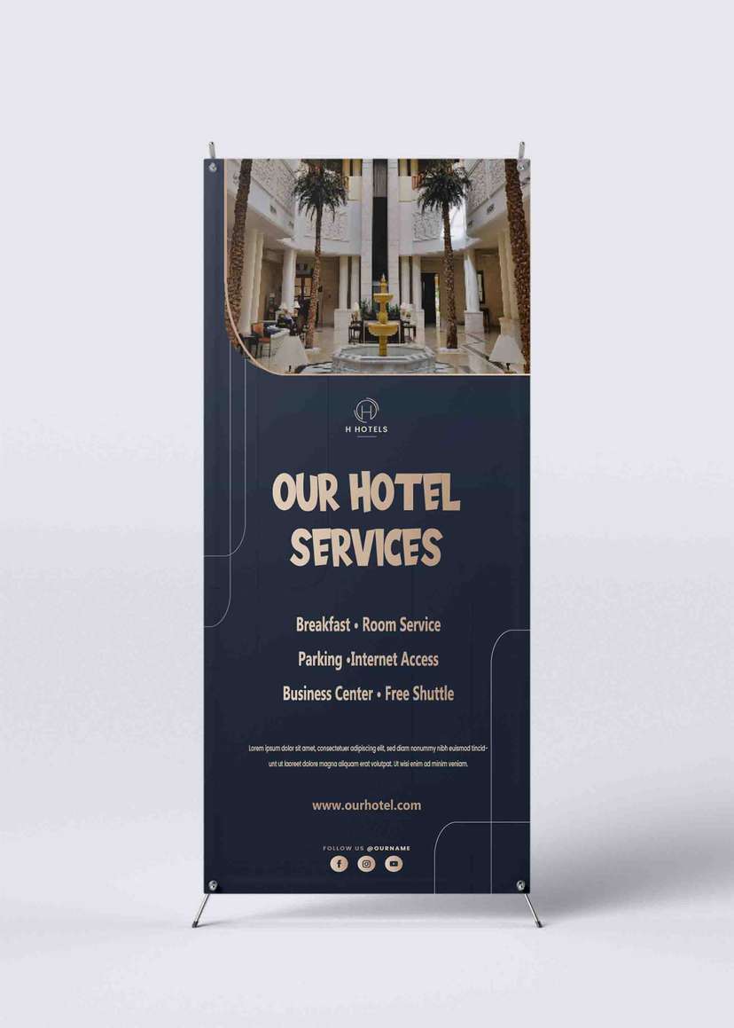 X Banner Our Hotel Services - Image 1