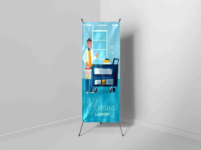 Blessing Laundry Warna Biru - Image 1