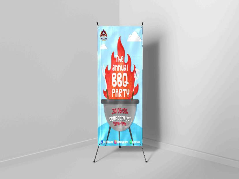 X Banner BBQ Party - Image 1