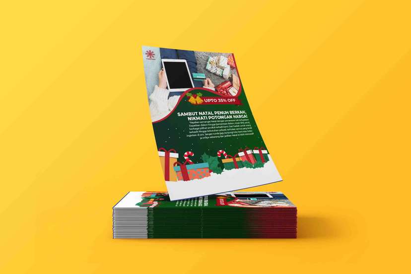 Flyer Promosi Warna Hijau Nuansa Natal - Image 1