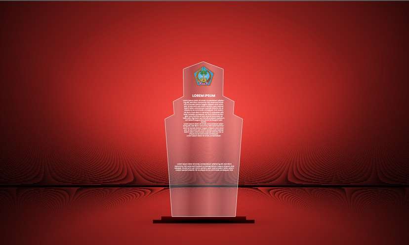 Plakat piagam penghargaan  Acrylic - Image 1