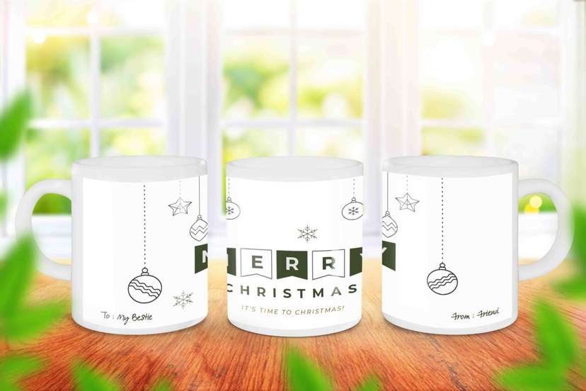 Mug It Is Time To Celebration Merry Christmas  - Image 1