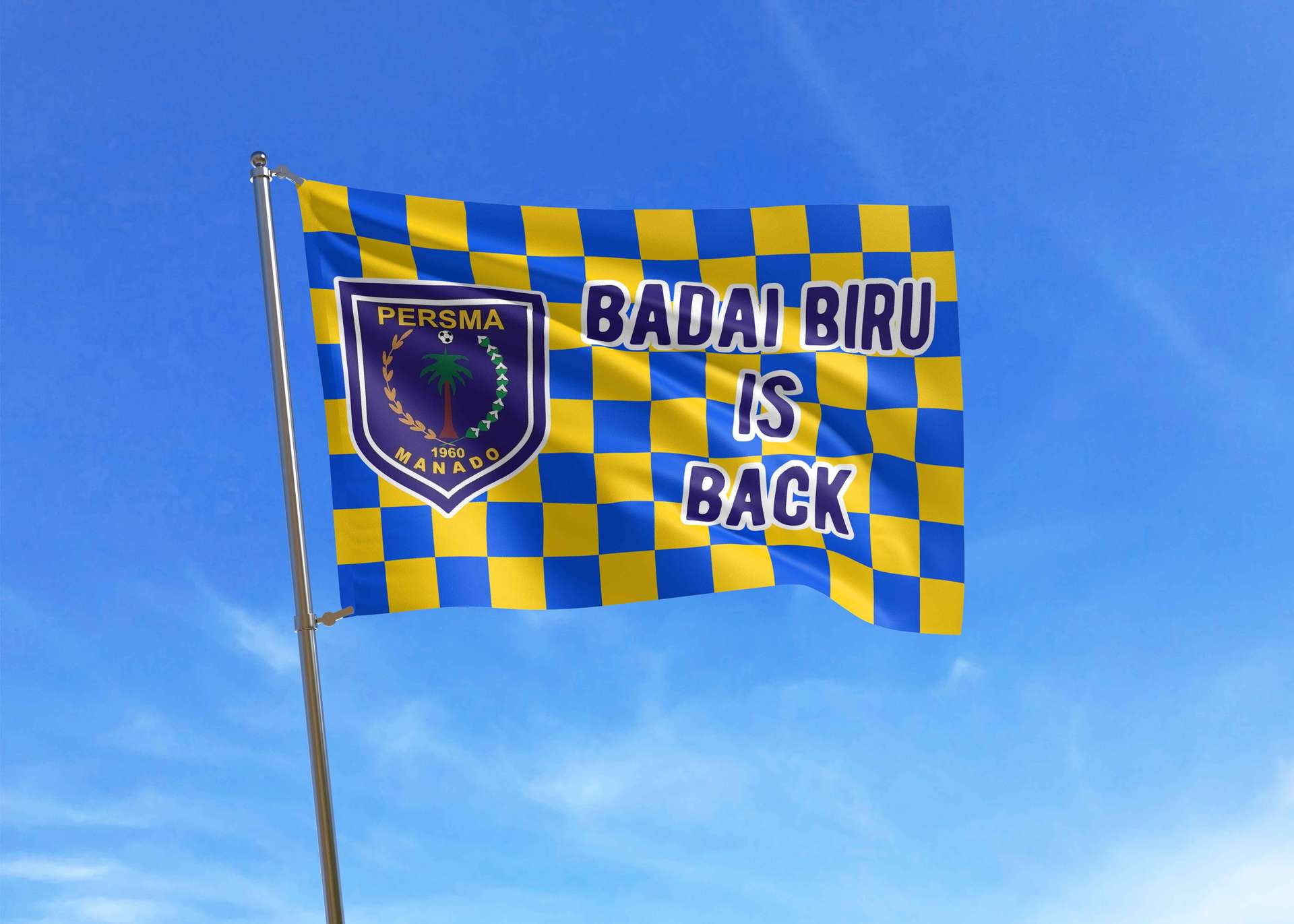 Bendera Klub Bola - Badai Biru Is Back Edition - Image 1