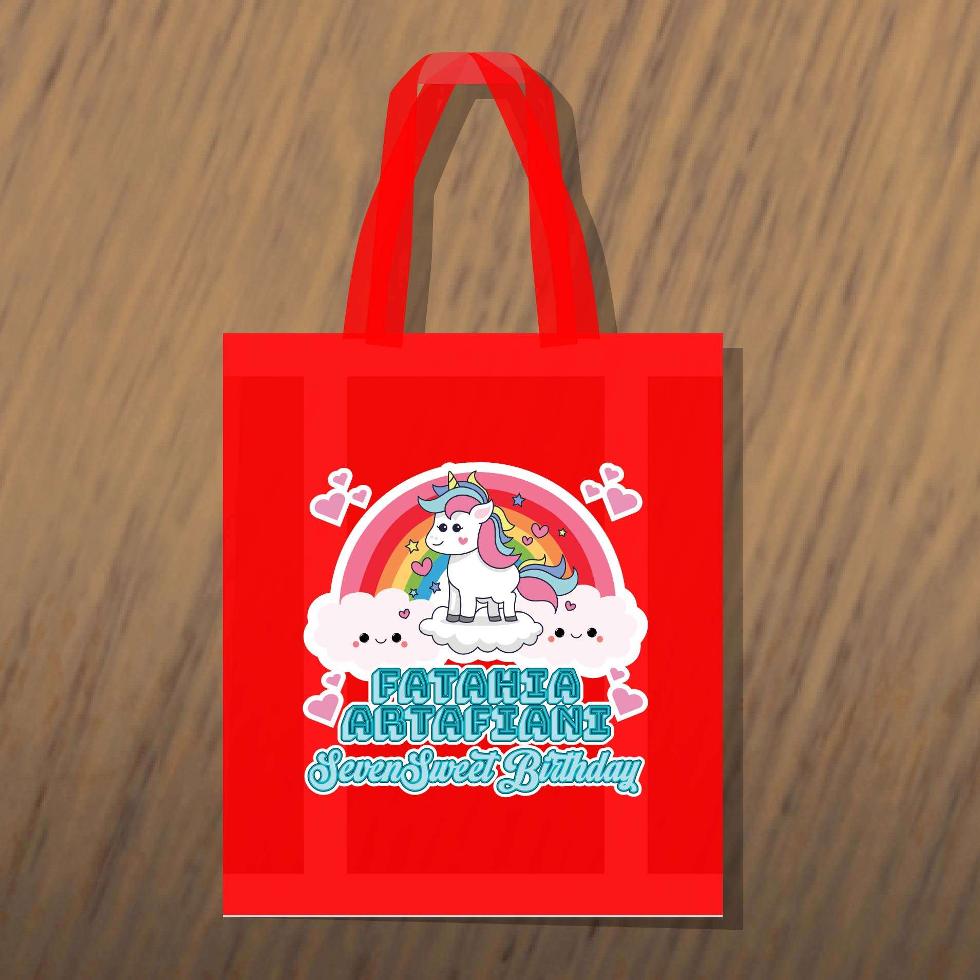 Godie bag Merchandise Birthday Tema Kuda Unicorn Lucu - Image 1