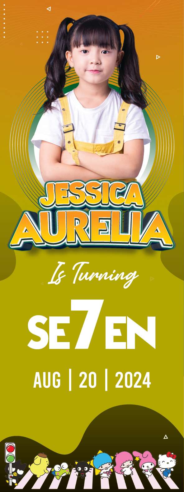 Standing Banner Ulang Tahun Sanrio - Image 1