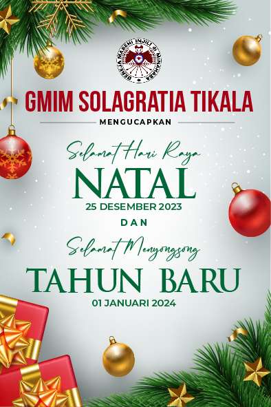 Baliho Selamat Natal dan Tahun Baru - Image 1