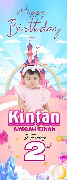 Standing Banner Princess - Image 1