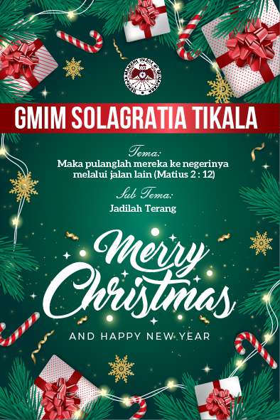 Baliho Selamat Natal dan Tahun Baru - Image 1