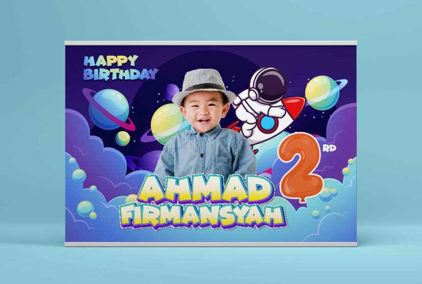 Baliho Hari Ulang Tahun Anak Nasa - Image 2