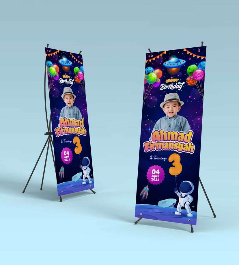 Standing Banner Hari Ulang Tahun Anak Nasa - Image 2