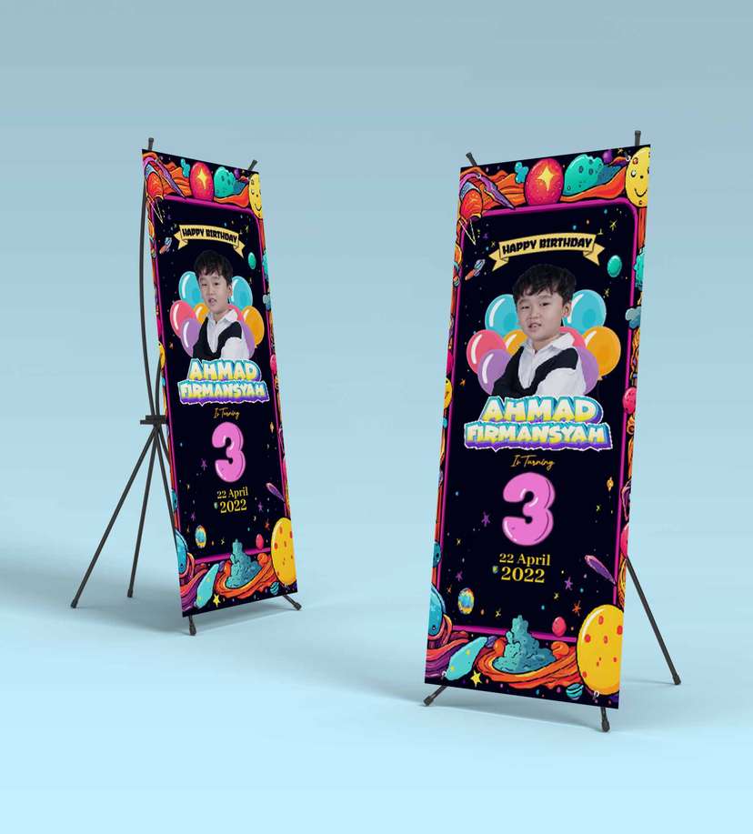 Standing Banner Hari Ulang Tahun Anak Nasa - Image 2