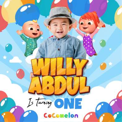 Baliho Hari Ulang Tahun Anak Cocomelon - Image 1