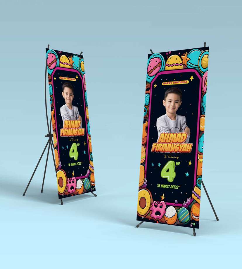 Standing Banner Hari Ulang Tahun Anak Nasa - Image 2