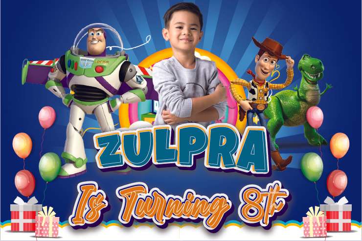 Baliho Ulang Tahun Toy Story - Image 1
