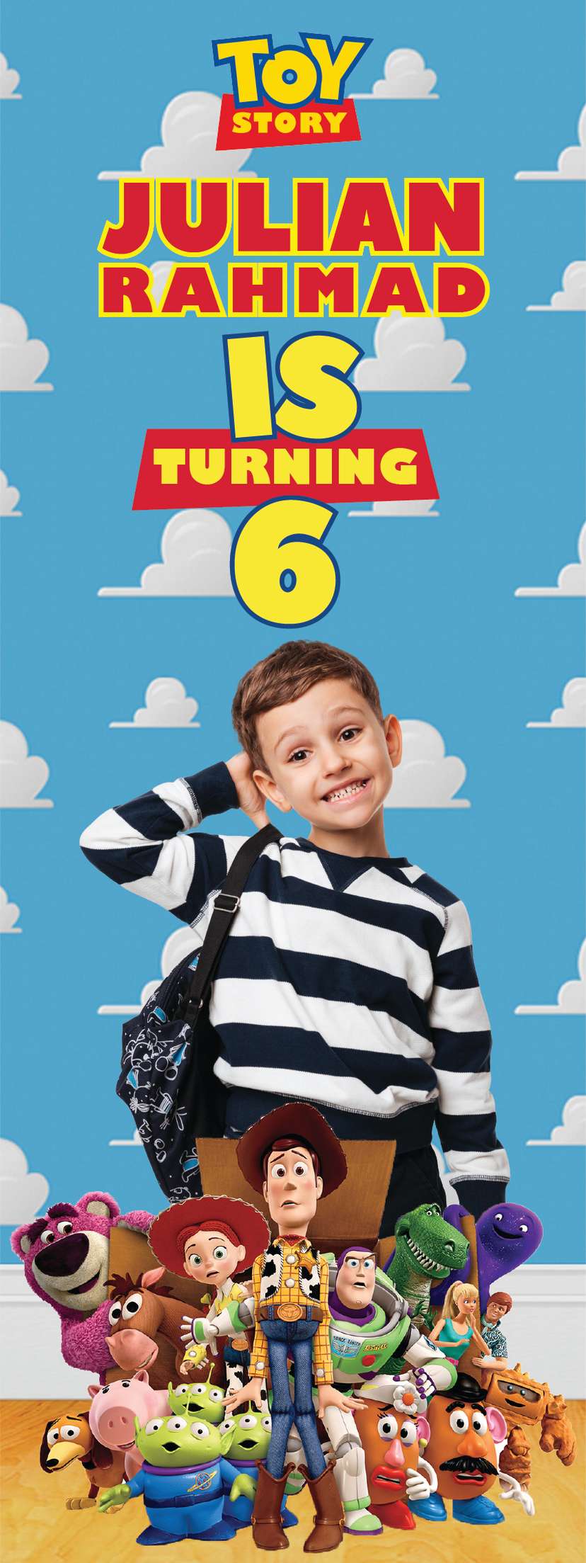 Standing Banner Ulang Tahun Toy Story - Image 1
