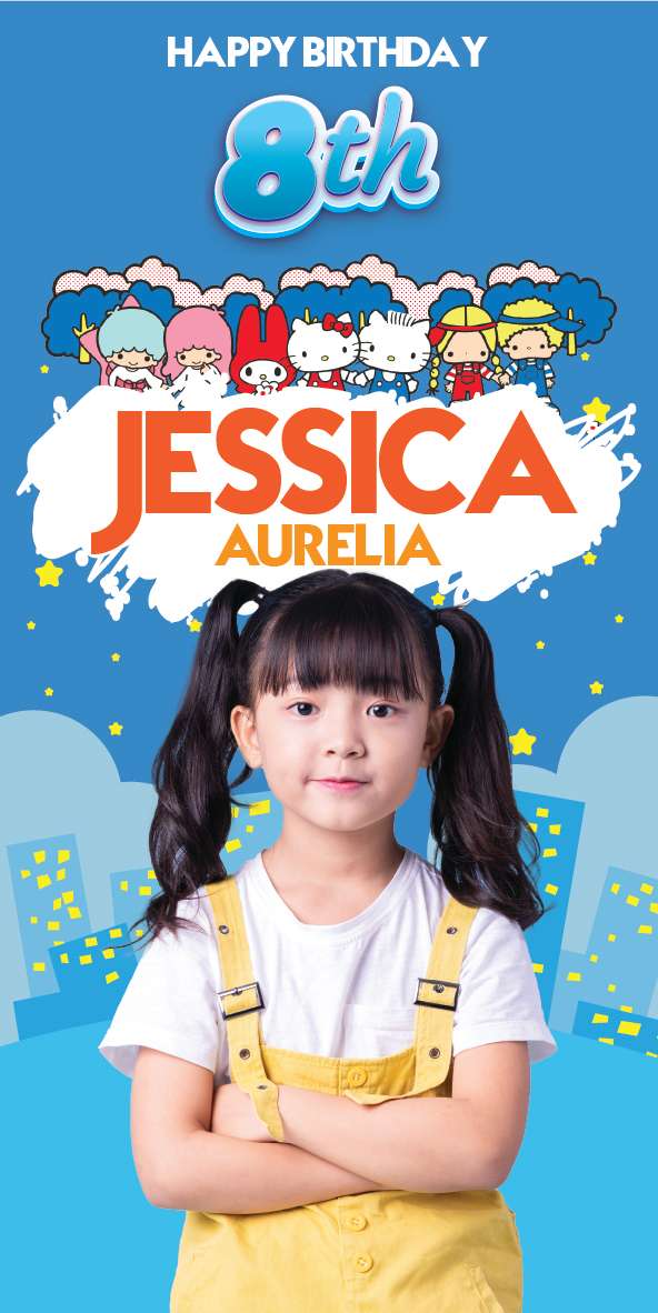 Baliho Ulang Tahun Sanrio - Image 1