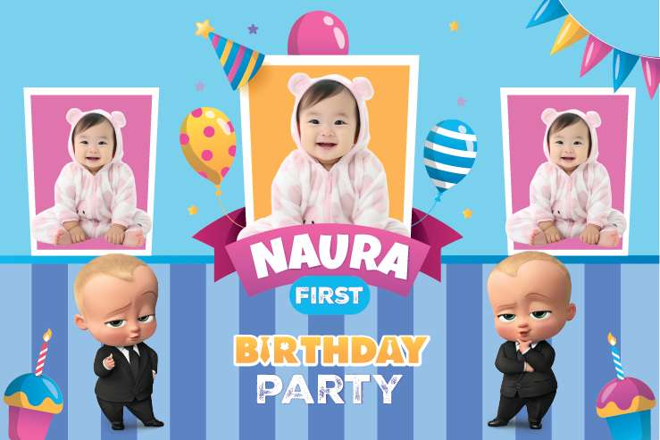 Baliho Ulang Tahun Baby Boss - Image 1