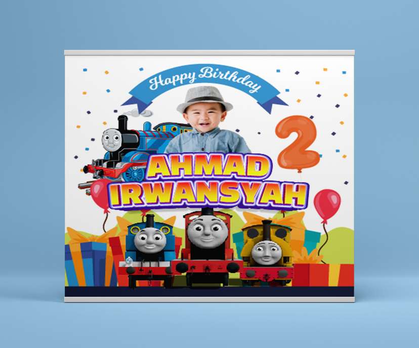 Baliho Hari Ulang Tahun Anak Thomas - Image 2
