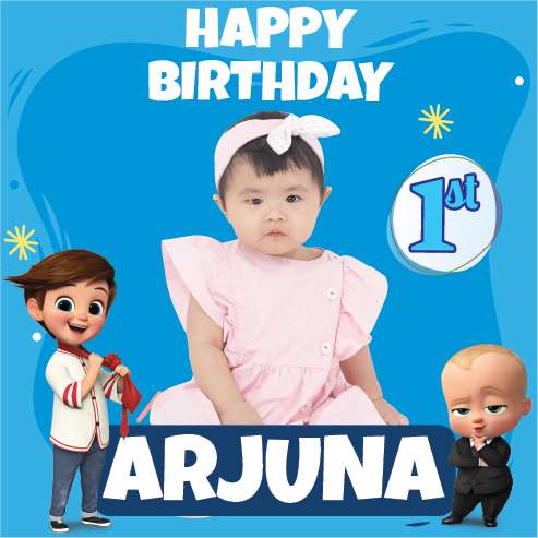 Baliho Ulang Tahun Baby Boss - Image 1