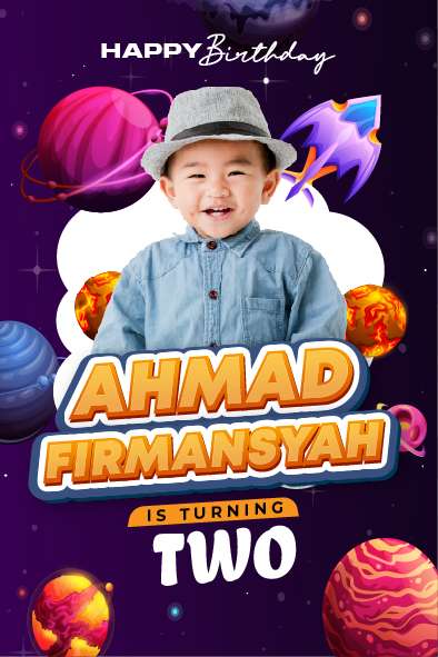 Baliho Hari Ulang Tahun Anak Nasa - Image 1