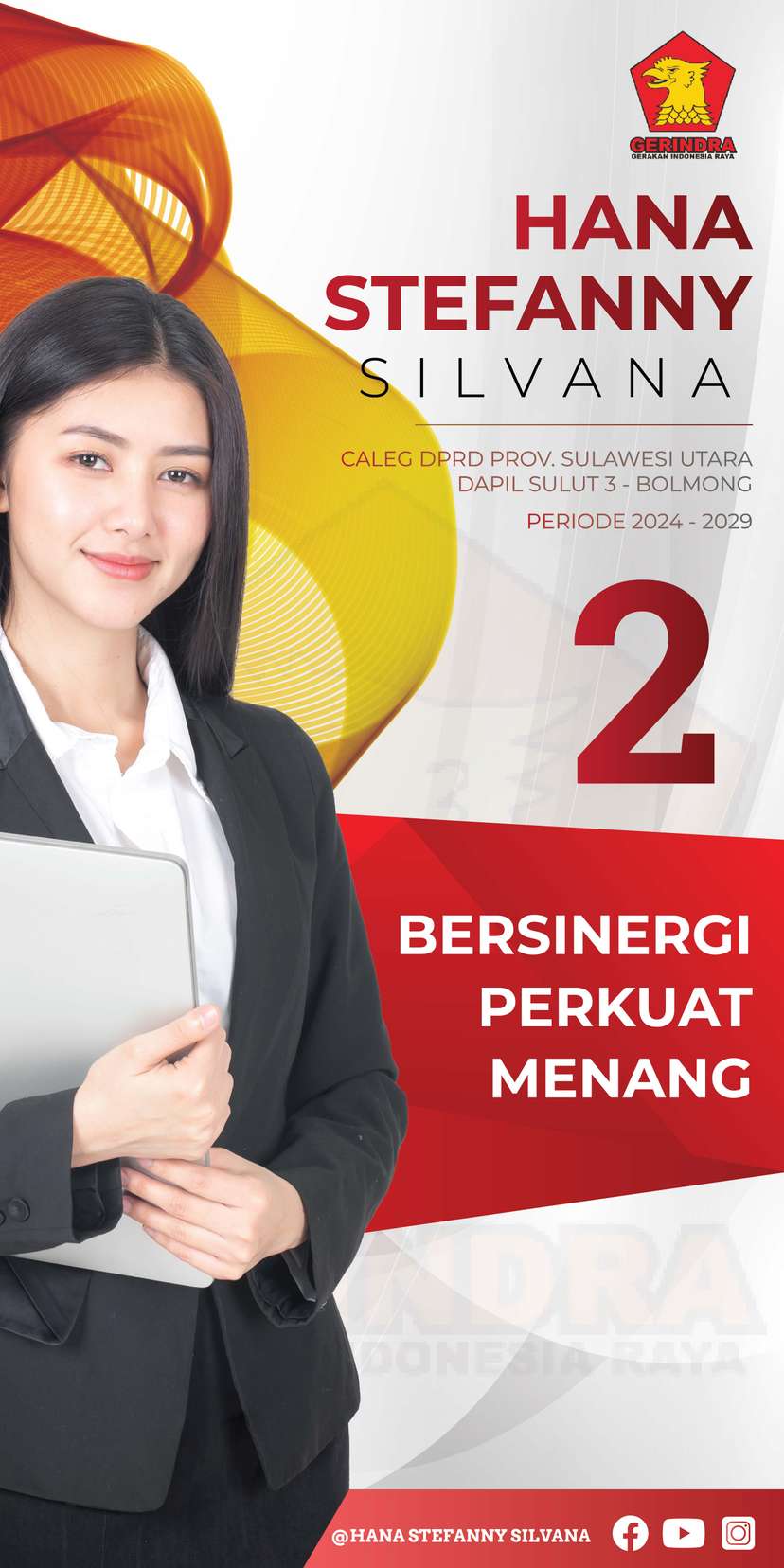 Spanduk Calon Legislatif Gerindra - Image 1