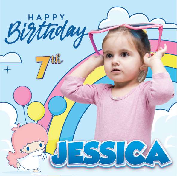 Baliho Ulang Tahun Little Twin Stars - Image 1