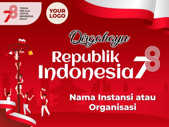 Baliho Dirgahayu Republik Indonesia 78 - Image 1