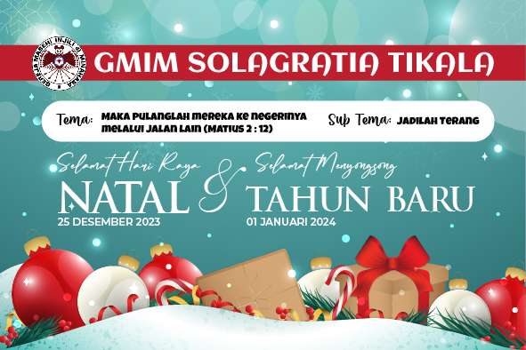 Baliho Selamat Natal dan Tahun Baru - Image 1