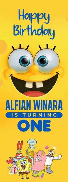 Standing Banner Spongebob - Image 1