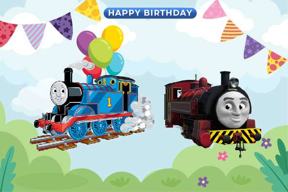 Baliho Hari Ulang Tahun Anak Thomas - Image 2