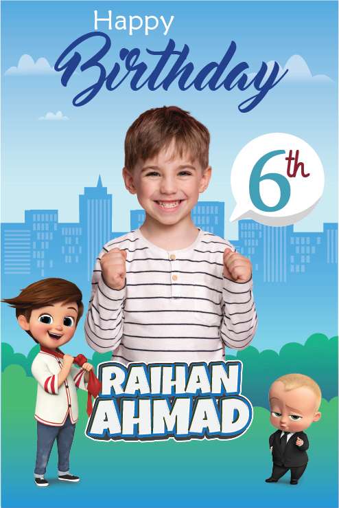 Baliho Ulang Tahun Baby Boss - Image 1