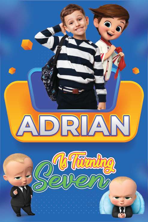Baliho Ulang Tahun Baby Boss - Image 1