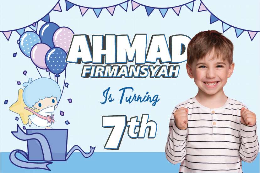 Baliho Ulang Tahun Little Twin Stars - Image 1