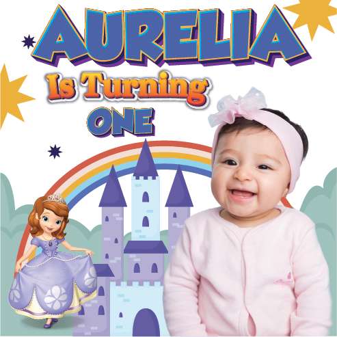 Baliho Ulang Tahun Princess Sophia - Image 1