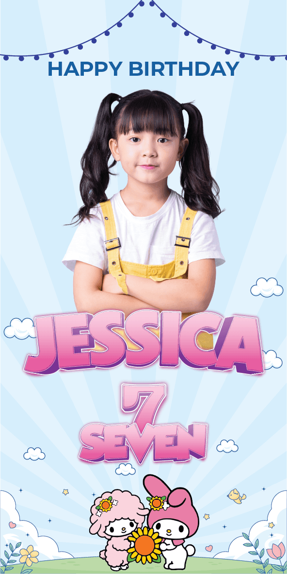 Baliho Ulang Tahun My Melody - Image 1